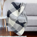 Plaid “Cloudy” Piquè con Retro in Sherpa