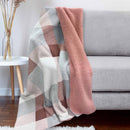 Plaid “Cloudy” Piquè con Retro in Sherpa