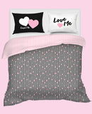 Completo copripiumino Love me