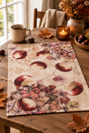 Promenade Canovaccio autunnale in cotone con castagne