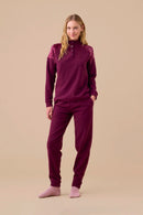 Pigiama donna micropile articolo cachemire