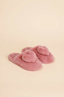 Pantofola invernale donna in eco-pelliccia articolo