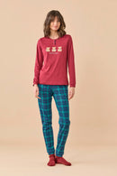 Pigiama Donna Tartan Party in Caldo Cotone – Noidinotte