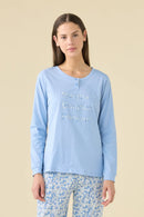 Pigiama donna estivo in cotone articolo bloom