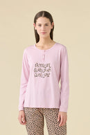 Pigiama donna estivo in cotone articolo animalier