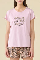 Pigiama donna estivo in cotone articolo animalier