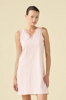 Camicia da notte donna estiva in cotone articolo essential.
