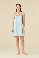 Camicia da notte donna estiva in cotone articolo romantic