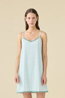 Camicia da notte donna estiva in cotone articolo romantic