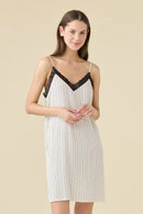 Camicia da notte in viscosa articolo cherie beige