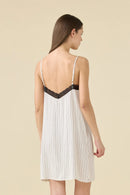 Camicia da notte in viscosa articolo cherie beige