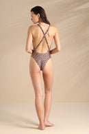 Costume mare donna intero articolo animalier