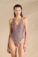 Costume mare donna intero articolo animalier