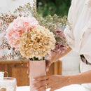 Ortensia con foglie - Nuvole di Stoffa