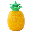 Barattolo in porcellana a forma di ananas 9x9x15 Giallo Madagascar