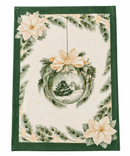 Strofinaccio Natalizio in Cotone – Collezione Silent Gold