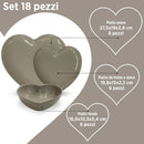 Set da 18 pezzi cuore new bone con scatola – Bunny