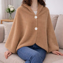 Poncho Donna Soffice S&G Home in Sherpa Super Soft