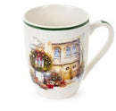 Assortimento mug in new bone con infusore e scatola – Christmas is coming