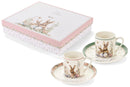 Set da 6 Tazzine con Piattino in New Bone con Scatola Regalo – Pepen