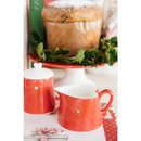 Lattiera a cuore in fine stoneware con scatola – Storia di Natale