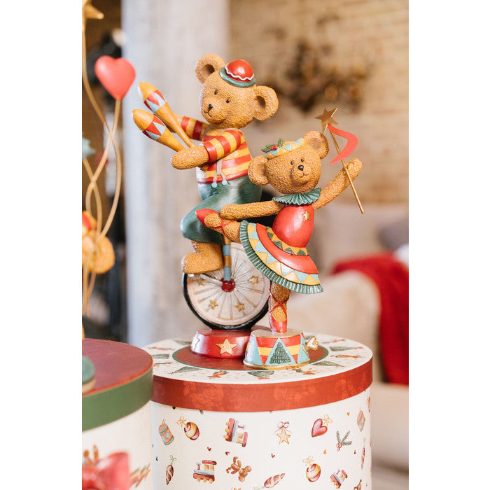 Orsa ballerina in resina Bear Wonderland