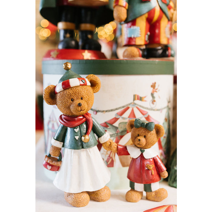 Orsa mamma e figlia in resina Bear Wonderland