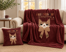 CUSCINO ARREDO RICAMATO ZOOLIE KIKI