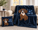 CUSCINO ARREDO RICAMATO ZOOLIE OTTO