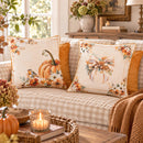 Cuscino arredo con zucca con imbottitura Racconti d’Autunno 40 x 40 cm