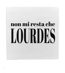 Dedica in legno verniciato Lourdes