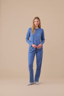 Pigiama donna con bottoncini