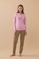 Pigiama donna in caldo cotone articolo Classic wild