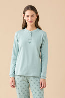 Pigiama donna invernale in caldo cotone articolo Funny & Tartan