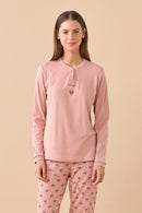 Pigiama donna invernale in caldo cotone articolo Funny & Tartan
