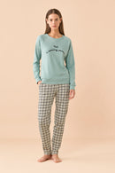 Pigiama donna invernale in caldo cotone articolo Warm & Chic