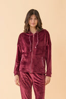 Completo donna in ciniglia felpata articolo Classic wild