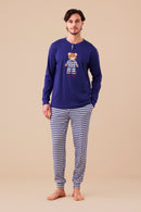 Pigiama uomo in caldo cotone bear