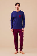 Pigiama uomo danny in caldo cotone