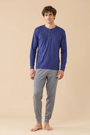 Pigiama uomo invernale in caldo cotone articolo Classic