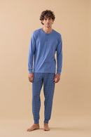 Pigiama uomo invernale in caldo cotone articolo Classic