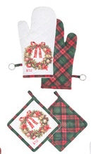 Set  da 2 presina e guantone in cotone – Christmas is coming