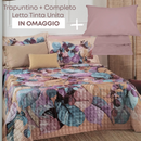 Trapuntino Equadora Manioca + Completo Letto Tinta Unita