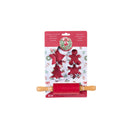 Set stampini e mattarello in silicone – Storia di Natale