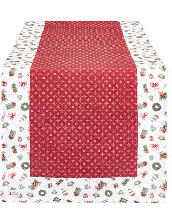 Assortimento runner in cotone – Storia di Natale