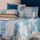 Completo Lenzuolo Copriletto In Percalle Yuta