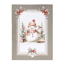 Strofinaccio con Mestolo in Scatola Regalo pupazzo di neve magic noel