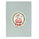 Strofinaccio Magic Noel con sacco dei regali in cotone 50 x 70 cm