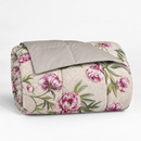 Plaid in piuma Cinelli disegno fiori