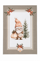 Strofinaccio con Mestolo in Scatola Regalo gnomo verde magic noel
